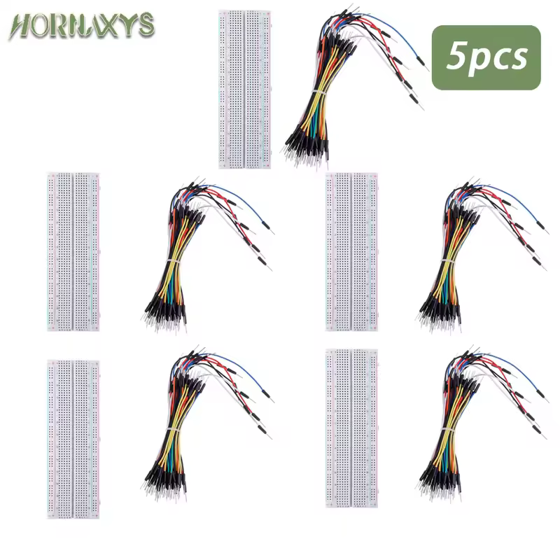 MB-102 Prototype Breadboard 400 830 Points Solderless PCB Bread Board Jumper Wires Cable Board DIY Dupont Wire for Arduino Kit - Image 11
