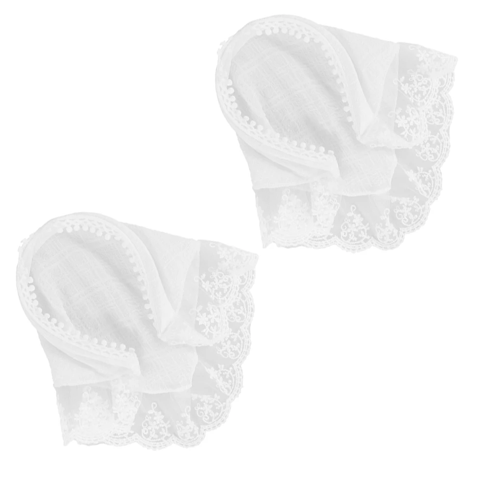 

Bubble Headb Women Lace Headscarf Hairb Decorative B Pastoral Style Versatile Headwear Hair Scarf Accessories