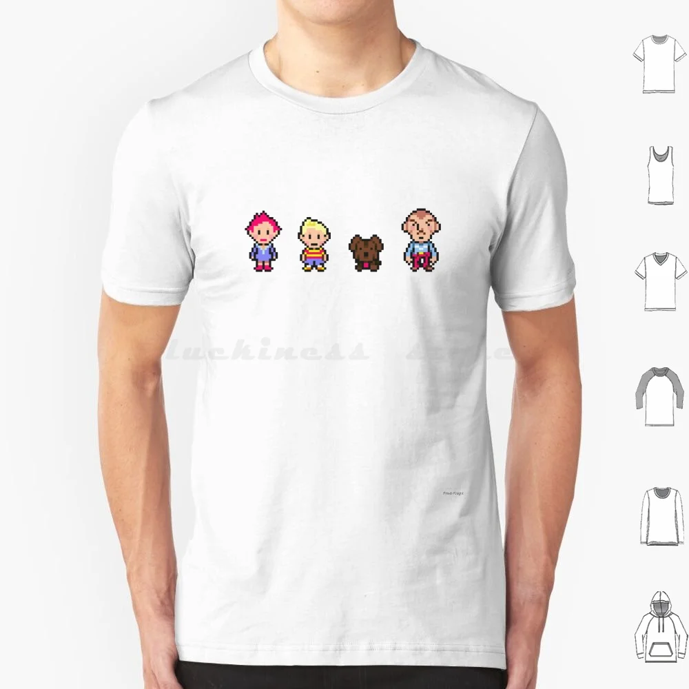 Mother 3 Print T Shirt 6Xl Cotton Cool Tee Mother 3 Mother Pixel Pixel Art Mother Series Mother 1 Mother 2 Gameboy