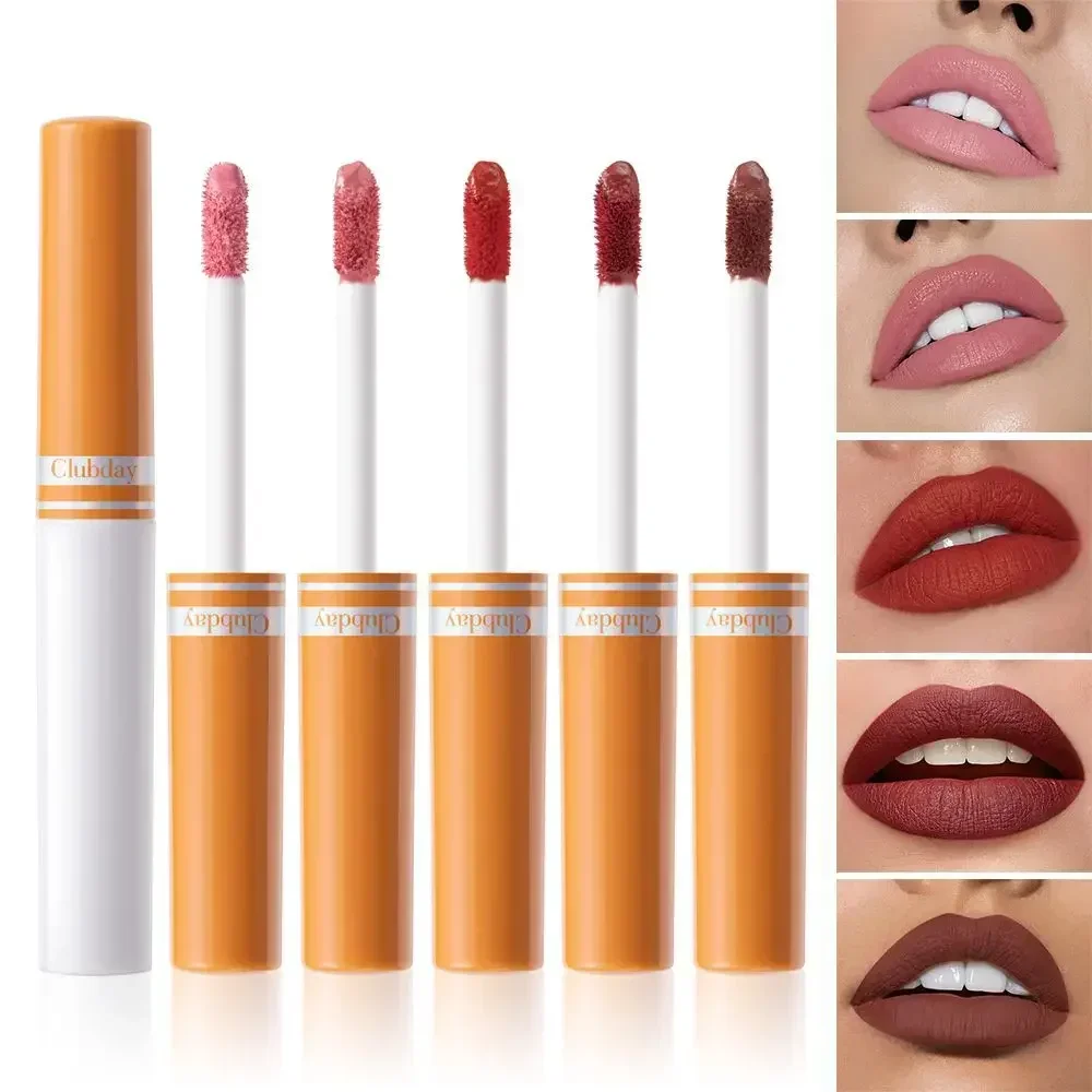 

MISS ROSE 5 Color/Set Velvet Matte Lipstick Lip Glaze,Plumps / Nourishe Lips,Non-Sticky Nourishing Lipsticks Lip Gloss Skin Care
