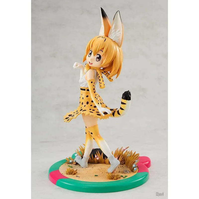 Stock Original KADOKAWA Leptailurus Serval Kemono Friends Kingdom 1/7 22cm  Authentic Collection Model Animation Character Toy