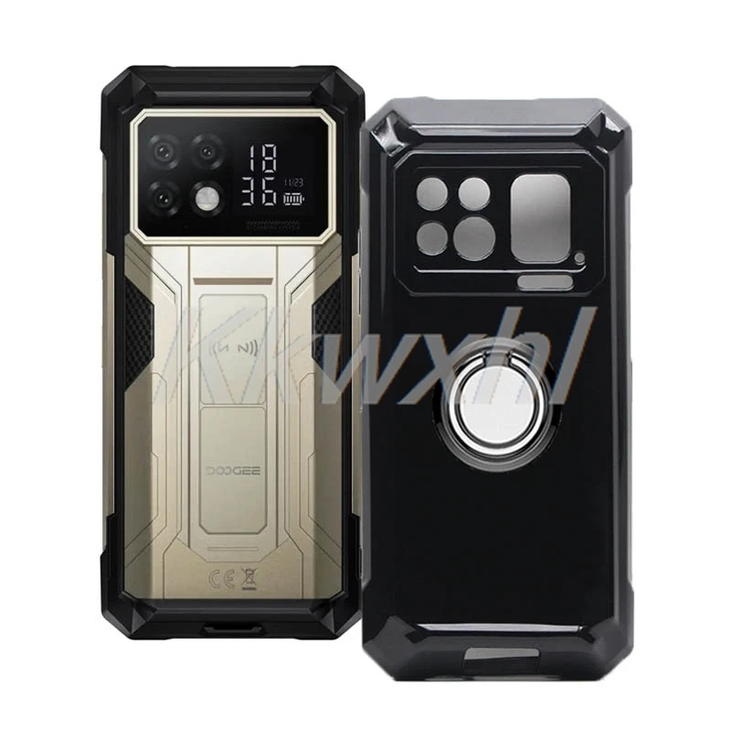 For Doogee S200 Max S200Max 2025 DoogeeS200Max 6.72" Back Ring Holder Bracket Phone Case Soft Original Shockproof Cover