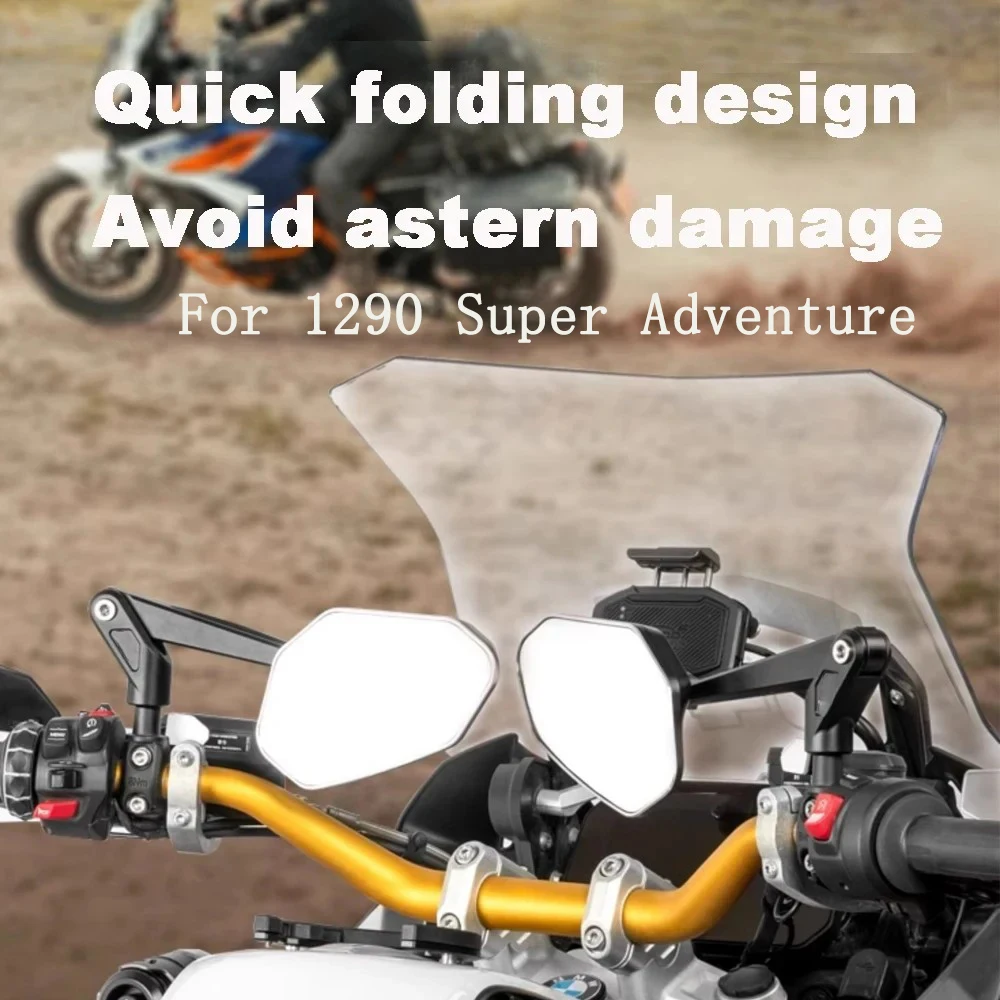 

Зеркало заднего вида для мотоцикла 1290 Super Adventure S/R, аксессуары для мотоциклов, складное боковое зеркало заднего вида
