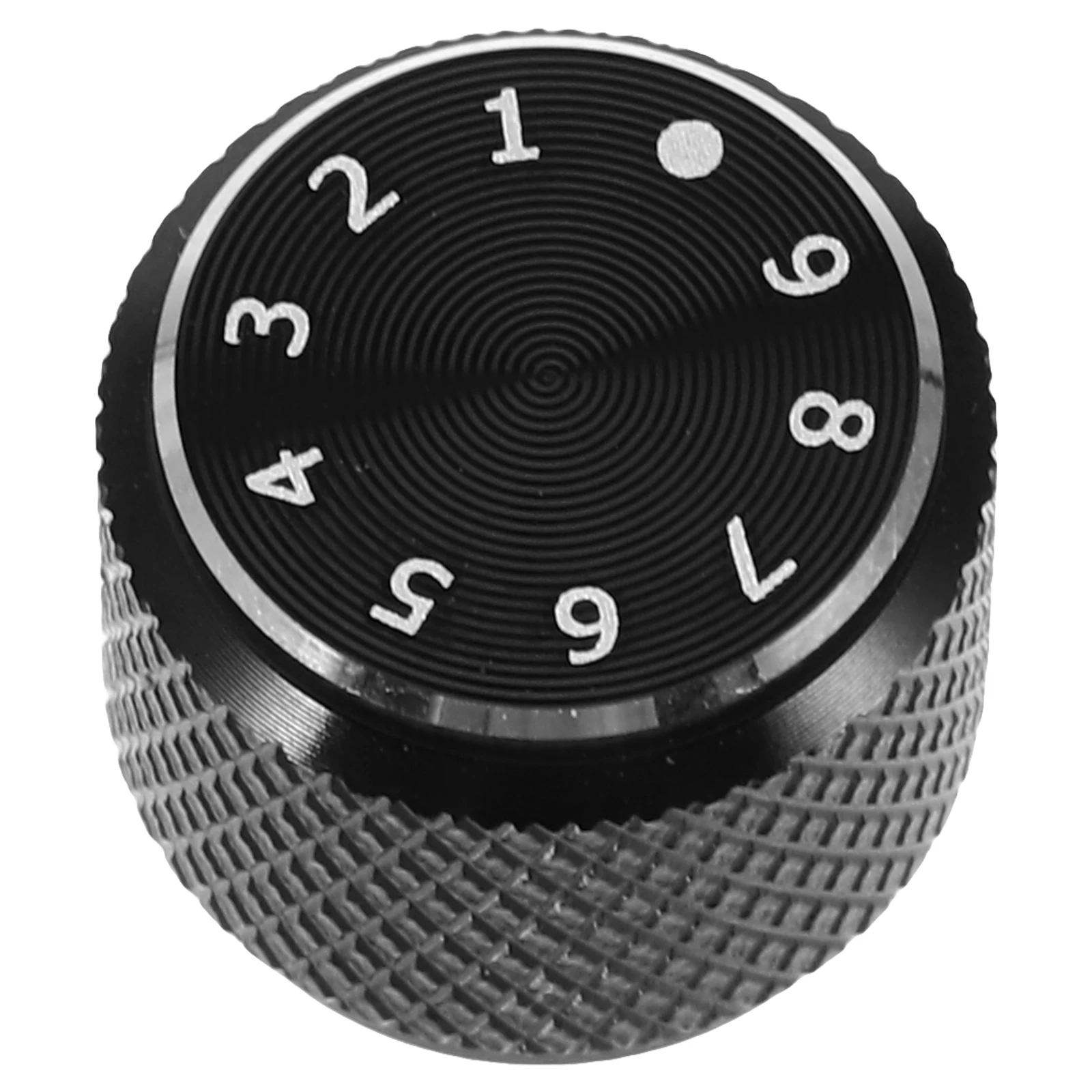 

12.5x11 Anti Slip Knob Potentiometer Control Knobs Aluminum Alloy Black Digital Guitar Sound Volume Tone Caps