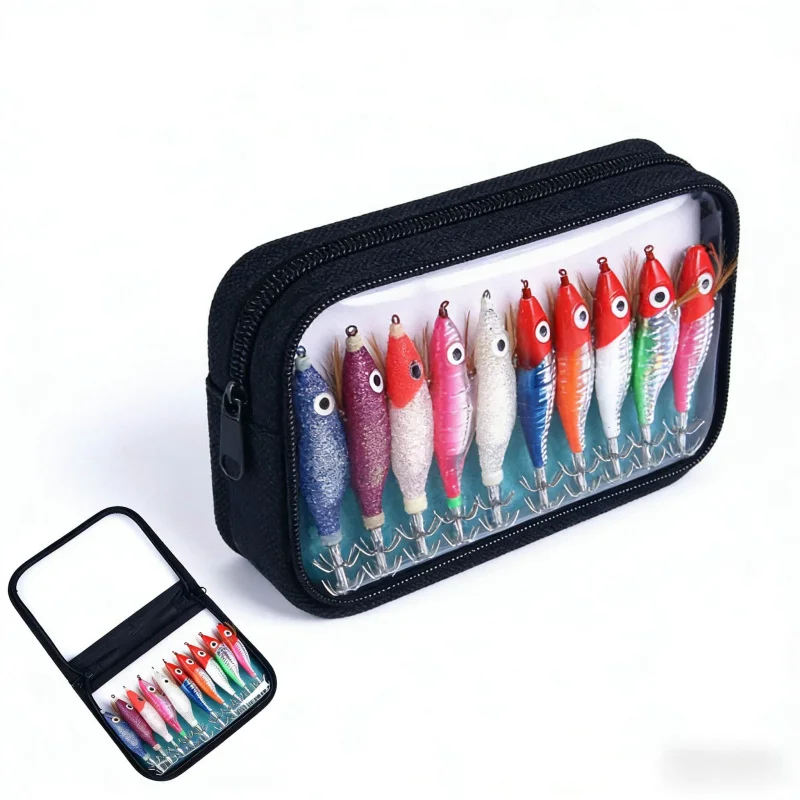 

Светящаяся приманка-креветка из искусственного дерева 10 см, 9.1 г, для морской рыбалки, джиг для кальмаров, приманка для окуня и щуки