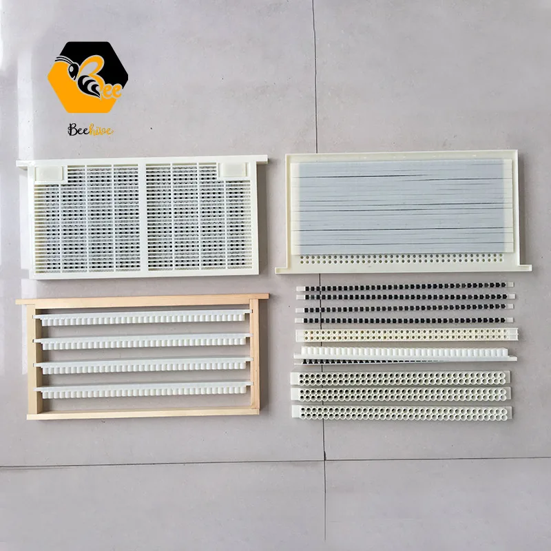 

Уникальный полный комплект для пчеловодства, задняя коробка для пчел, роликовая клетка для королевы, чашка для пчелиных клеток с держателями, система выращивания королевы