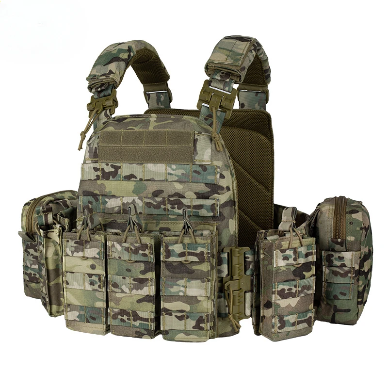 

Tactical Vest Molle Quick Release Tactical Vest Multifunctional Outdoor Ve st Equipment