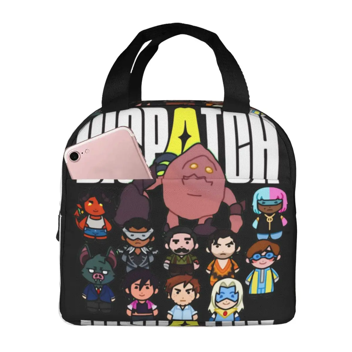 Fiambreras aisladas personajes del juego de despacho Chipi Merch caja de comida nueva llegada fiambrera térmica para la escuela