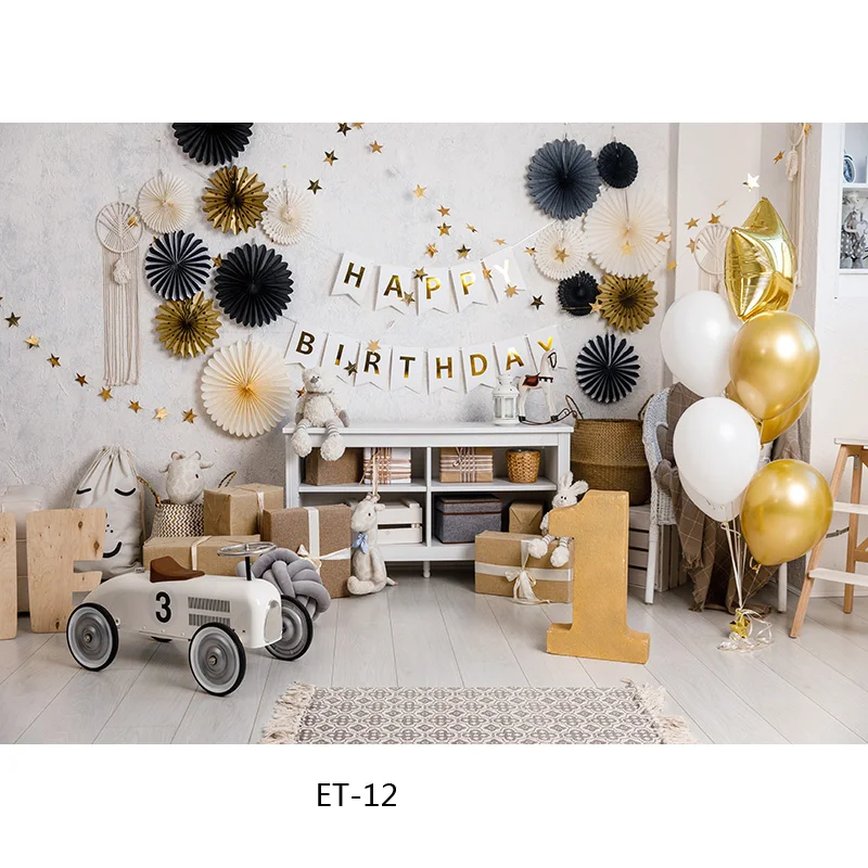 Children Birthday Photography Backdrops 1st Baby Shower Newborn Portrait Photo Background  Party Studio Photocalls 2021318ET-10