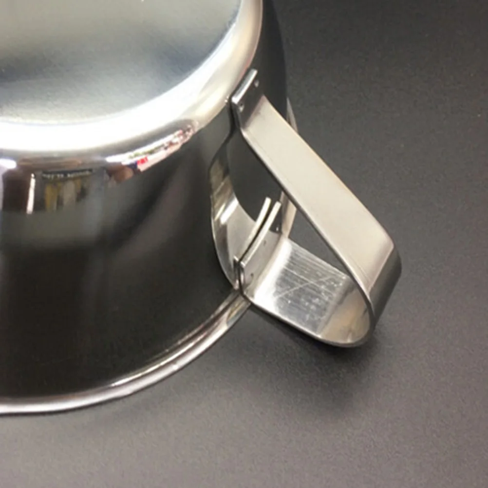 

Stainless Steel Oil Separator 16cm Diameter 6 5cm Height Soup Filter Grease Strainer Kitchen Gadget Liquid Container