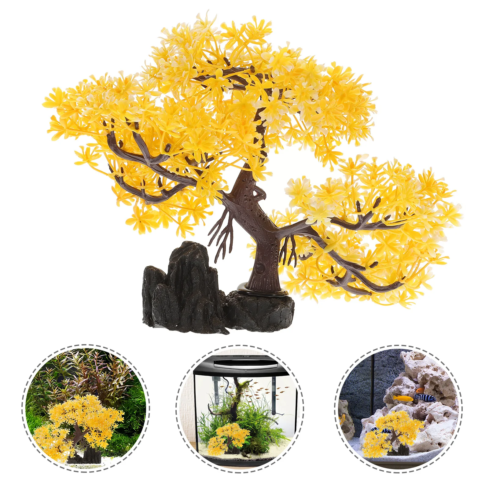 

Aquarium Plants Decor Realistic Plastic Water Plants Freshwater Aquarium Decorations Small Fish Tank Accessories Aquatic