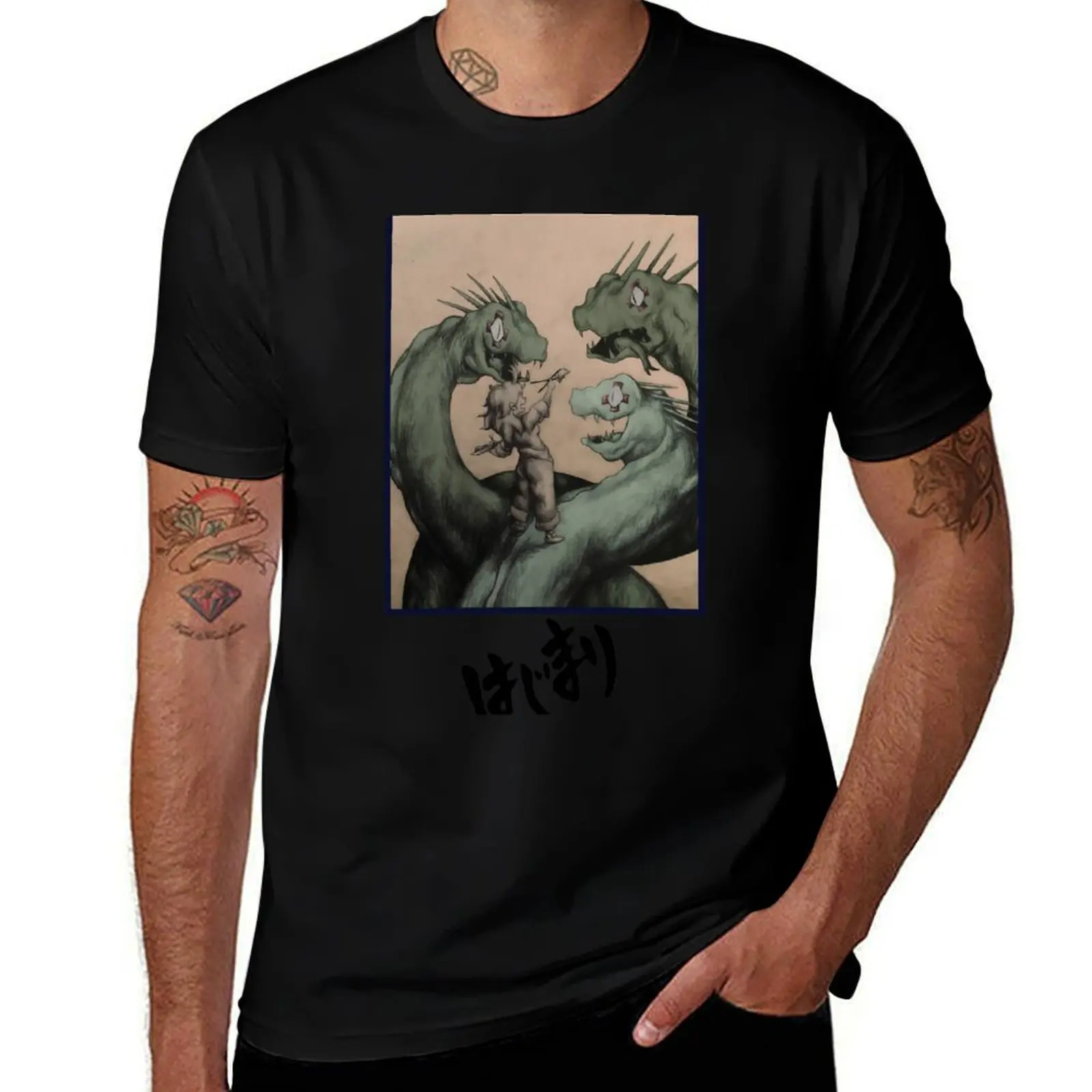 

Three-Headed Kaiman - DOROHEDORO T-Shirt Lightweight Print T-Shirt
