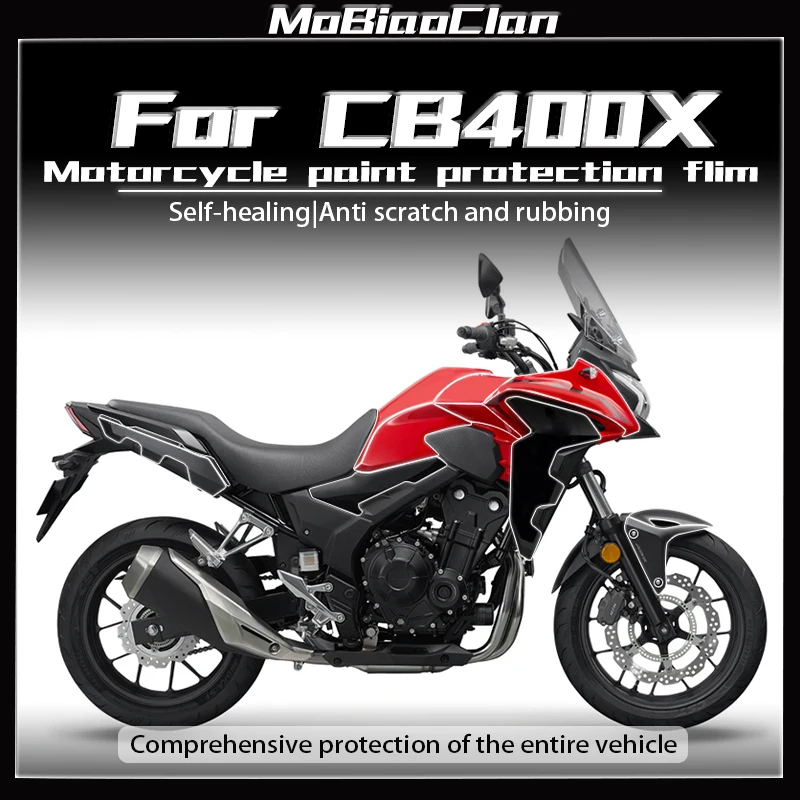 

PPF CB400X Paint Protective Film For HONDA CB 400 X cb400x Invisible Car Cover TPU Transparent Stickers Protection Kit ﻿