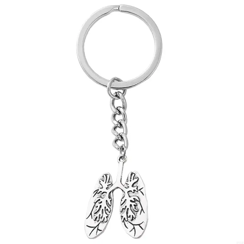 P9FE Anatomischer Gehirn-Schlüsselanhänger, Gehirn-Orgel-Anhänger, Schlüsselanhänger, 3D-Neurologe, für Schlüsselhalter für Arzt, Frauen, Männer, Geburtstagsgeschenk – Detail 10