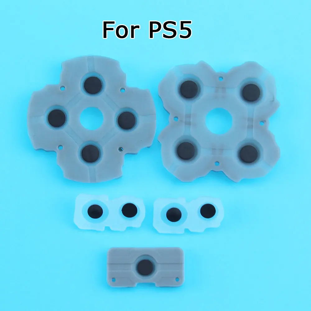 1PCS Für Playstation 5 PS5 Controller Leitfähigen Silikon Tasten Gummi Pads für ps5 Spiel Ersatz Teile – Detail 1