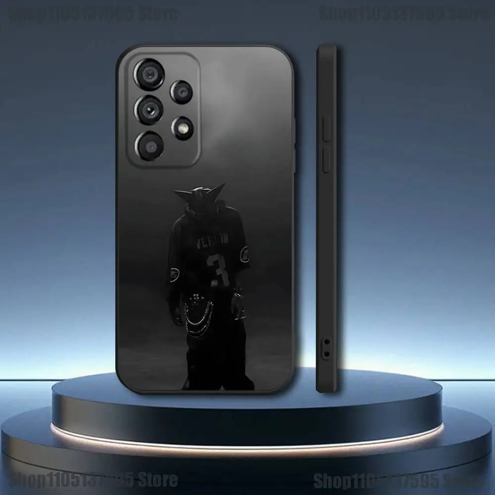 I AM MUSIC Playboi C-Carti Phone Case For Samsung Galaxy A20,A21s,A22,A31,A32,A52,A53,A72,73,A80 Soft Black Cover