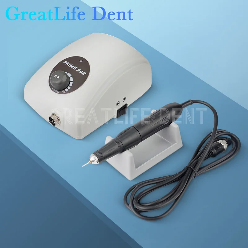 

GreatLife Dent 100W 50000 Rpm Engraving Dental Micromotor Handpiece PRIME 202 Brushless Nail Denture Jewerly Polishing Machine