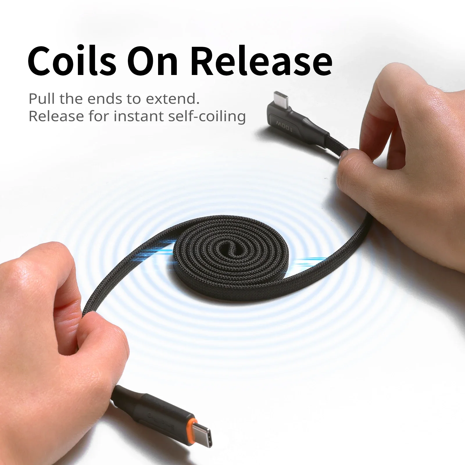 SmallRig 5611 Data Cable for USB-C Adapter Charging and Data Transfer in One Compatible with Devices Featuring a USB-C Port