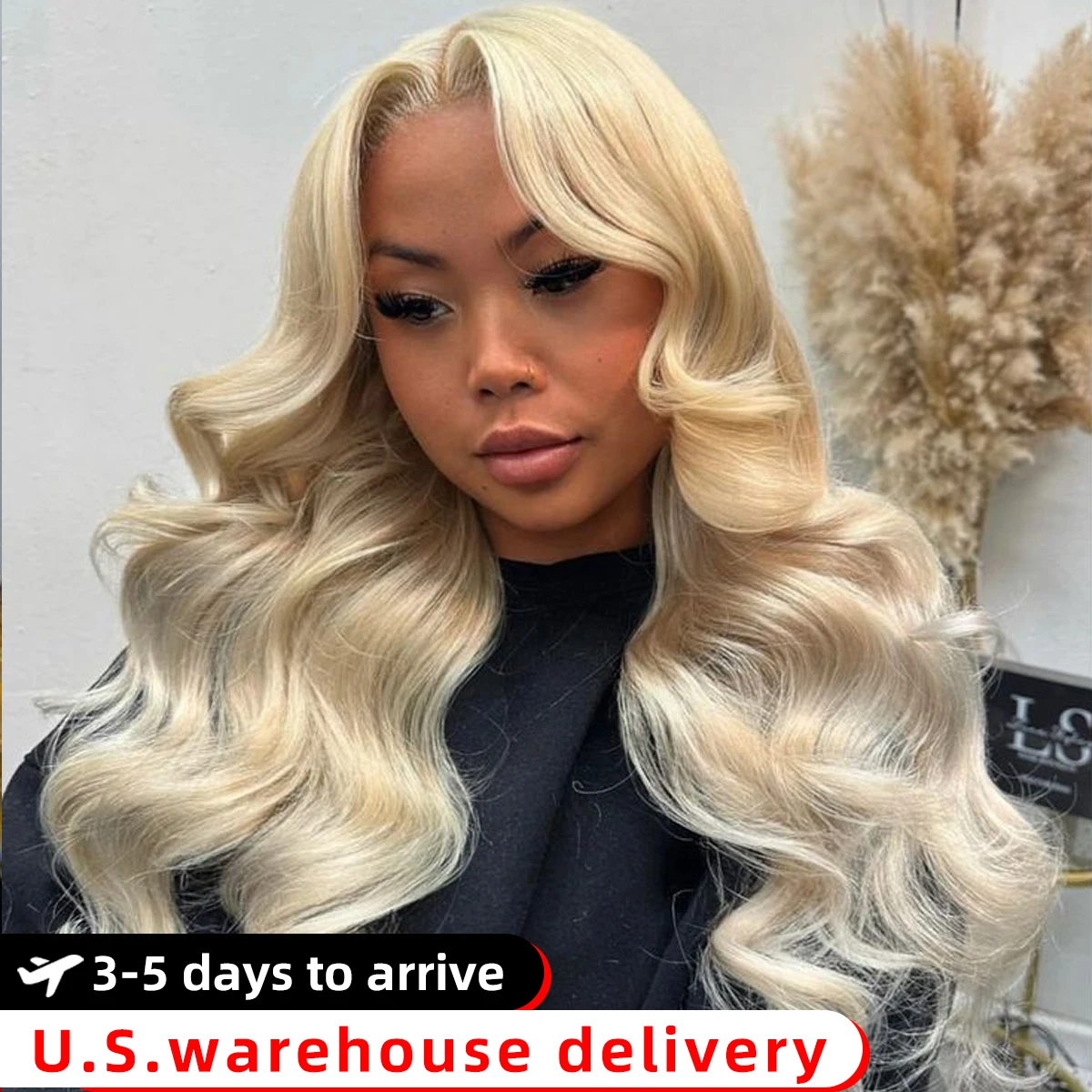 13x6 HD Transparent Wigs Lace Human Hair 24 Inch Body Wave Lace Front Wigs Human Hair 613 Blonde Lace Front Wig Human Hair