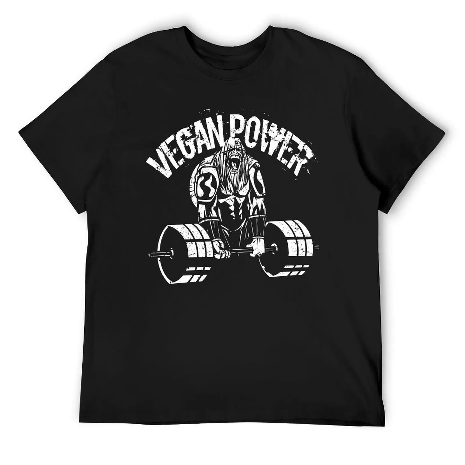 

Vegan power T-Shirt summer clothes blacks oversized big and tall t shirts for men