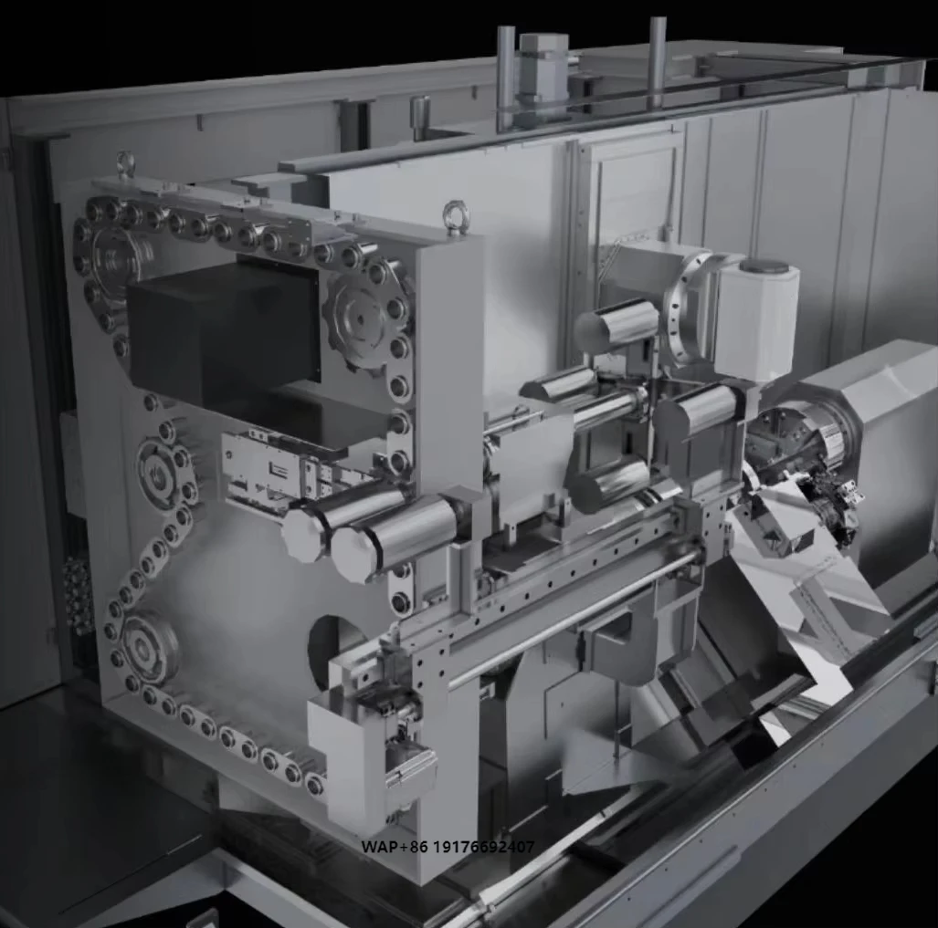 High Accuracy CTX1250 CNC Rotating 5 Axis Mill Turn Slant Bed Lathe Machine with 470mm Swing & HSK T63