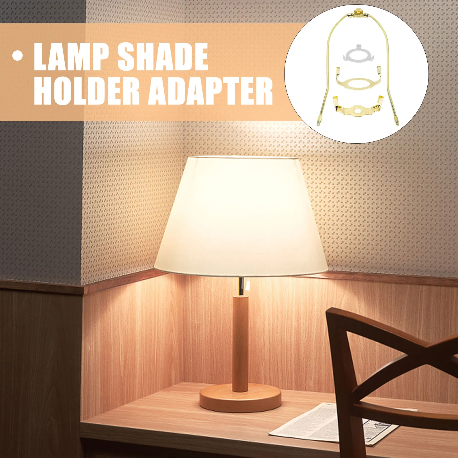 Adjustable Lamp Shade Holder Harp Support Frame Kit for DIY Lamp Repair and Custom Lamp Making