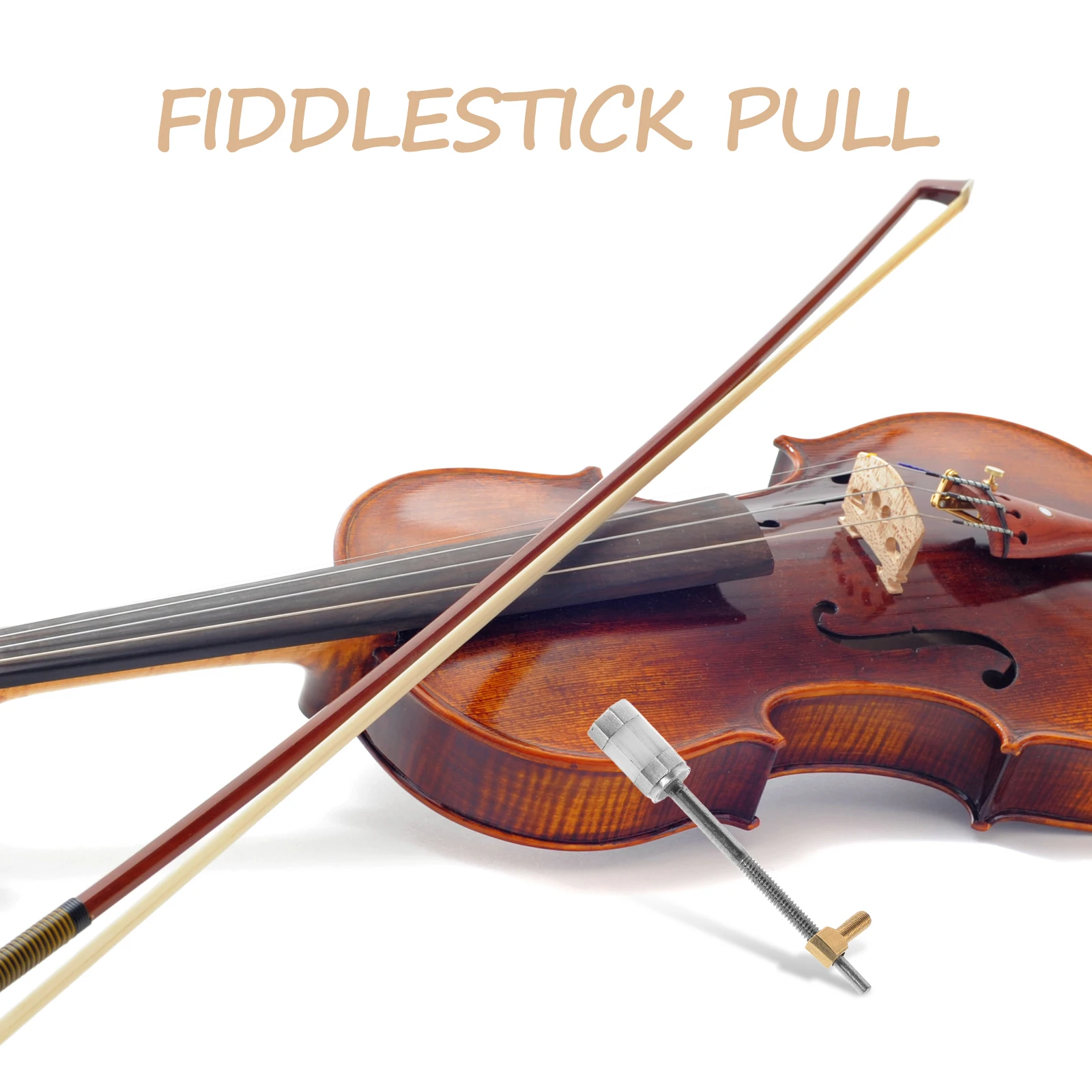 

Metal Violin Bow Screw Lightweight Portable Accessory Precision Design for Enhanced Performance Professional Instrument Parts