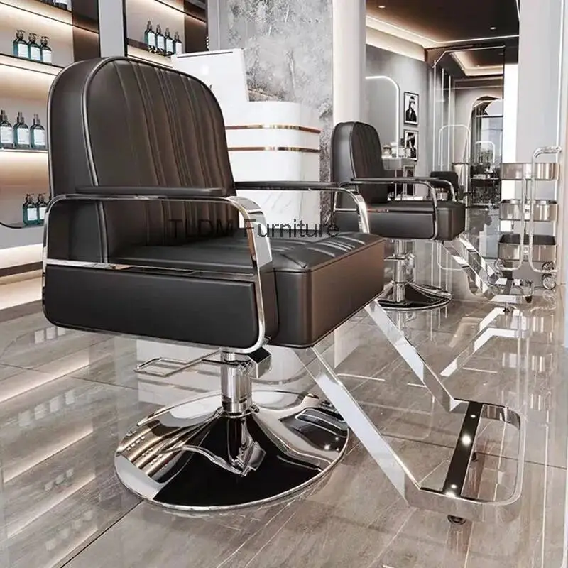 

Esthetician Styling Barber Chair Hairdressing Wheel Professional Modern Salon Chair Swivel Luxury Taburete Salon Furniture