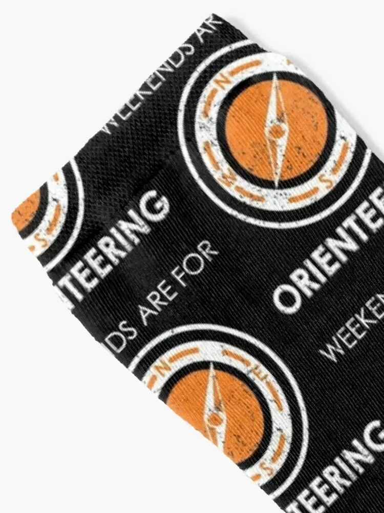 Weekends Are For Orienteering design Socks men cotton high quality shoes Man Socks Women's