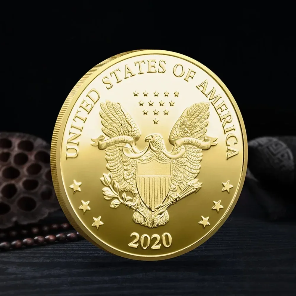 2020 in God We Trust President of United States Joe Biden Collectible Gift Silver Golden Plated Souvenir Coin Commemorative Coin