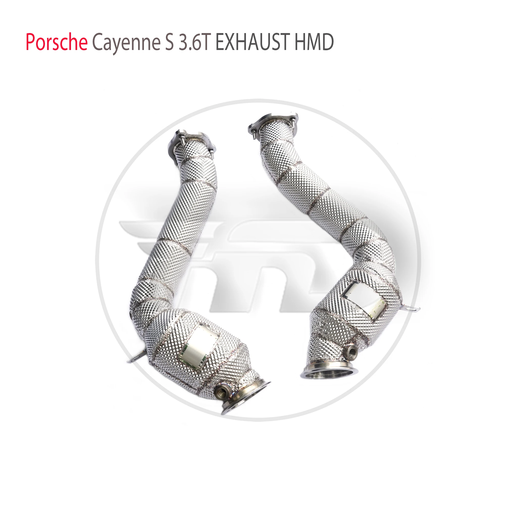 

HMD Exhaust System High Flow Performance Downpipe for Porsche Cayenne S GTS 3.6T With Catalytic Converter