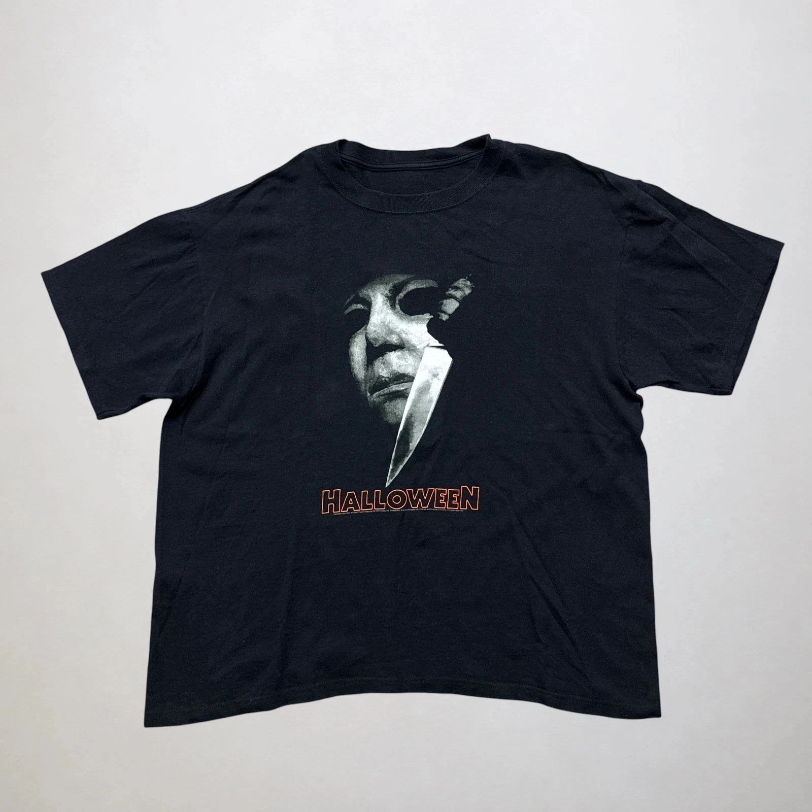 Halloween Michael Myers Movie Graphic Tee Black 2 Horror Slasher T-Shirt 2005