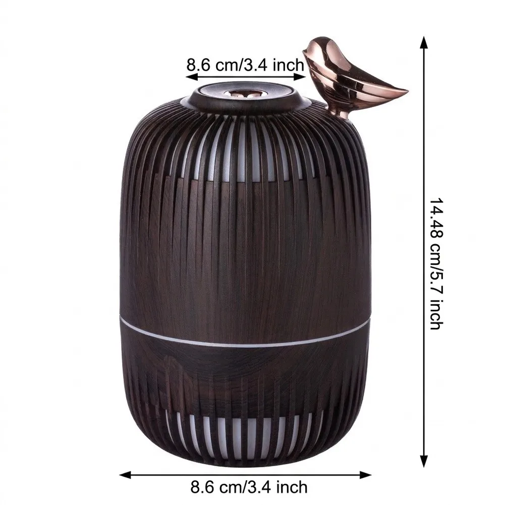 Compact Humidifier with Dual for mist Settings and Soft Light Options for Evening Use Without Blue Light Disturbance