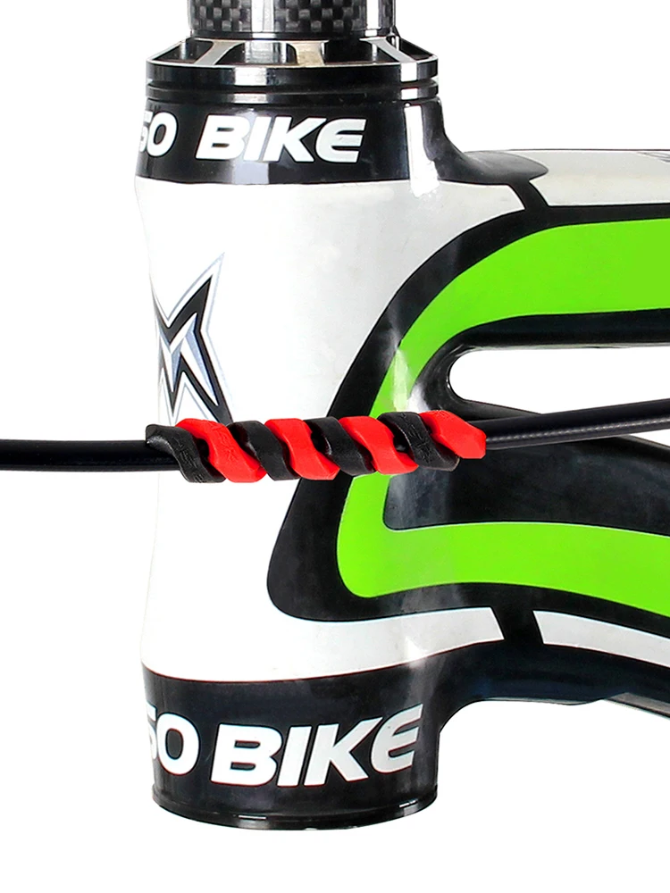 RISK-Protecteur de câble de frein de vélo en caoutchouc, 5/10 pièces, accessoires de cyclisme