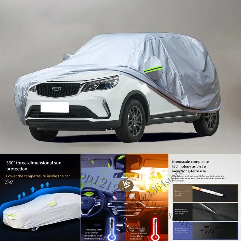 

ForGeely-Yuanjing-X3 Auto Anti snow Anti dust Anti-uv Anti peeling paint And Anti Rainwater 210t car cover Car cover protection