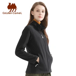 GOLDEN CAMEL Outdoor Men's Jackets Polar Fleece Women Winter Coats 2023 Thick Softshell Fleece Jacket for Women Camping Hiking