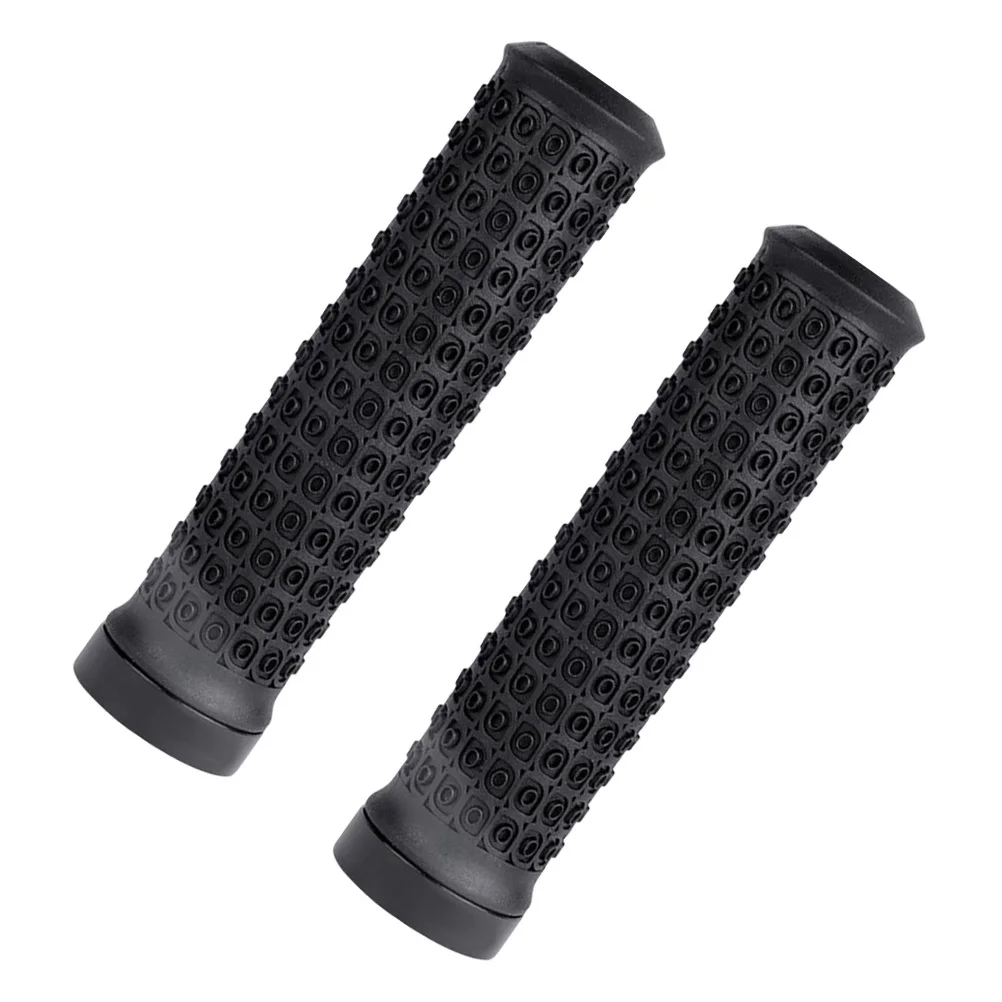 

1Pair Anti-Slip Rubber Bike Handlebar Grips Universal Shock Absorbing Cycling Handlebar Covers Comfortable Non-Slip Hand Grips