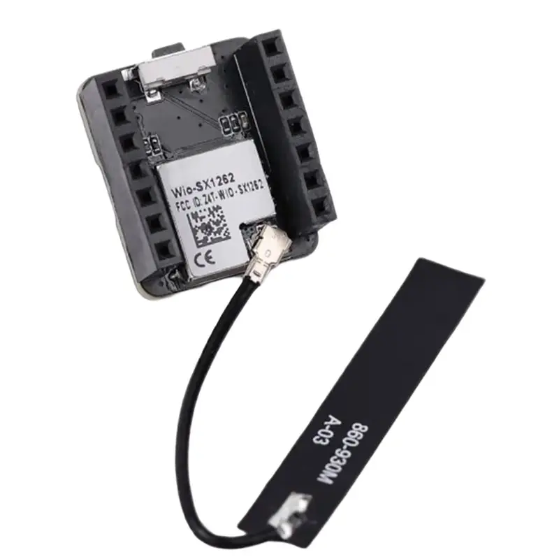 

Модуль Lora Y01A Wio-SX1262 с чипом SX1262 для плат разработки серии XIAO, двухчастотный 868 МГц/915 МГц, Semtech