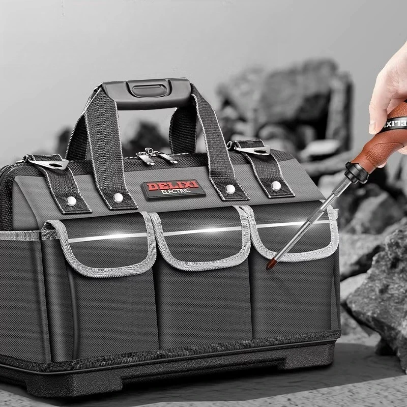 

Сумка-кейс для инструментов, сумка электрика, сумка для инструментов, сумка для мастерской, ящик для хранения, сумка для гвоздей, сумка плотника, прочный ящик, рюкзак, чехол