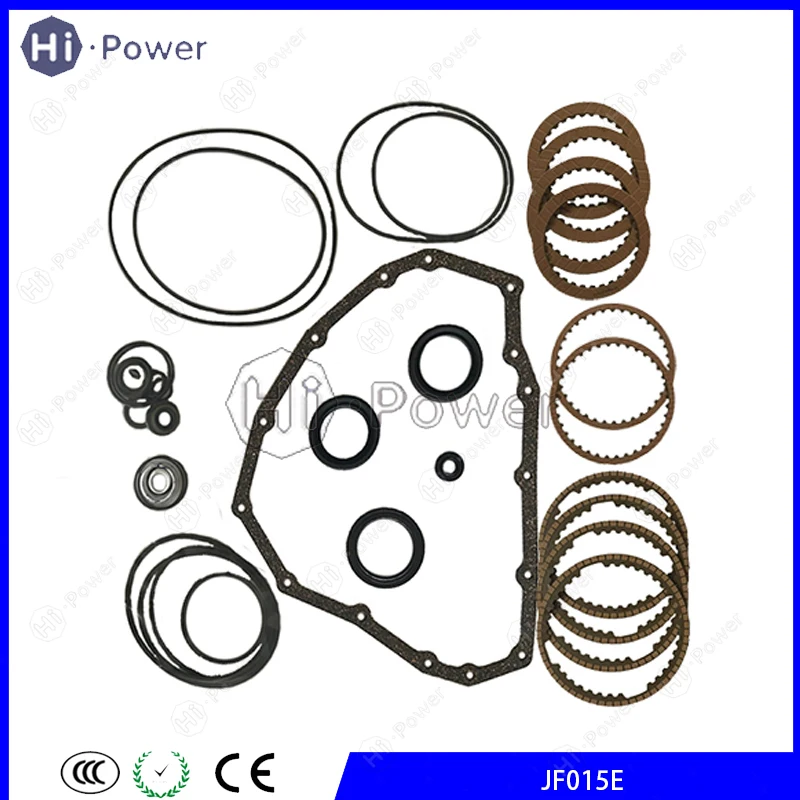 

JF015 CVT RE0F11A Ремкомплект фрикционных дисков сцепления для Nissan Sentra, комплект для капитального ремонта уплотнения диска коробки передач JF015E
