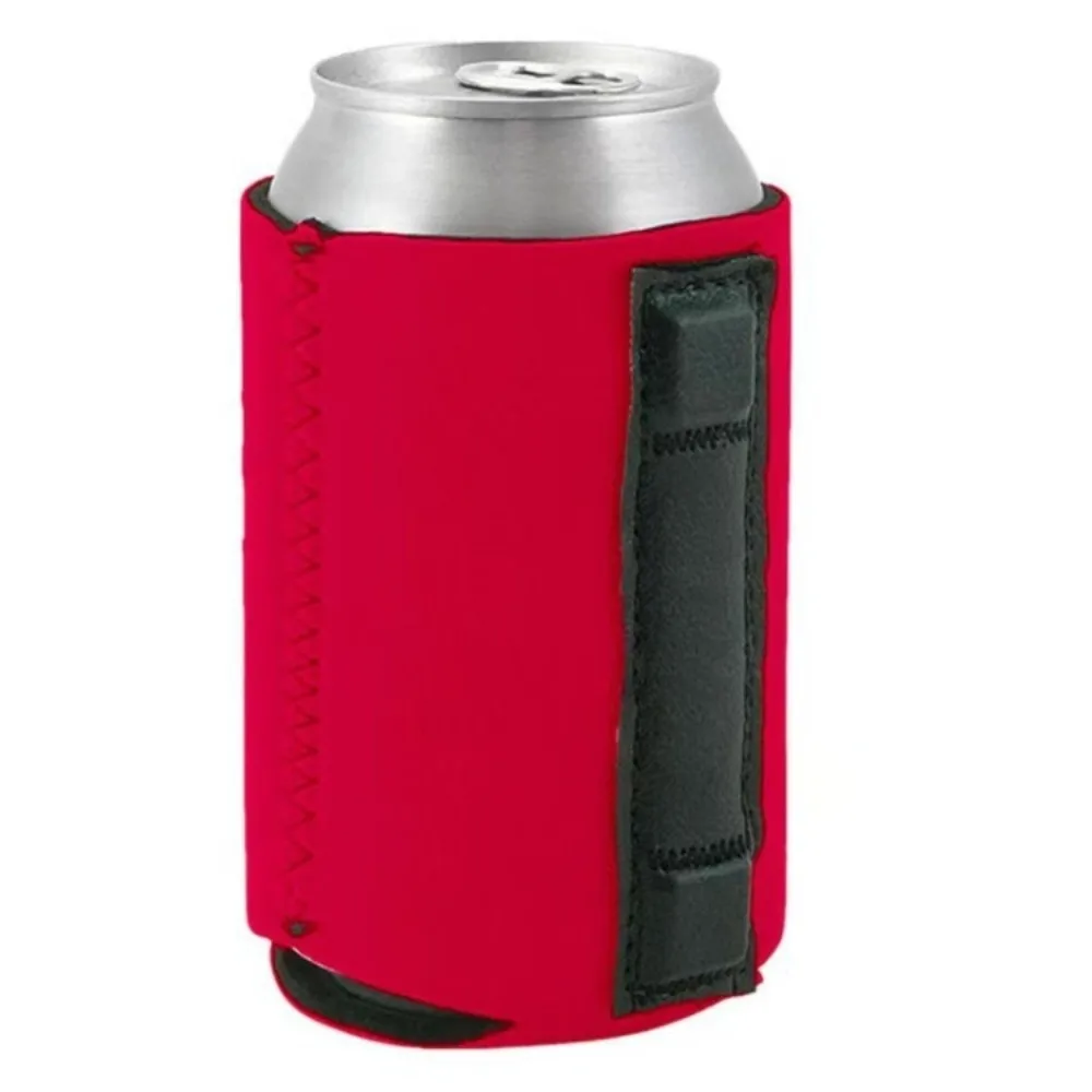 Portable 12Oz Magnetic Can Sleeve Reusable Neoprene Can Cooler Insulated Sleeve Condensation Resistant Non-Slip Can Cover BBQ