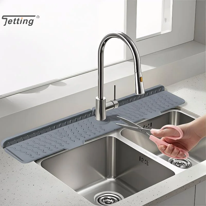 Kitchen Sink Splash Guard Faucet Mat Splash Catcher Handle Drip Catcher Tray Multipurpose For Kitchen Dish Drying Mats view 5