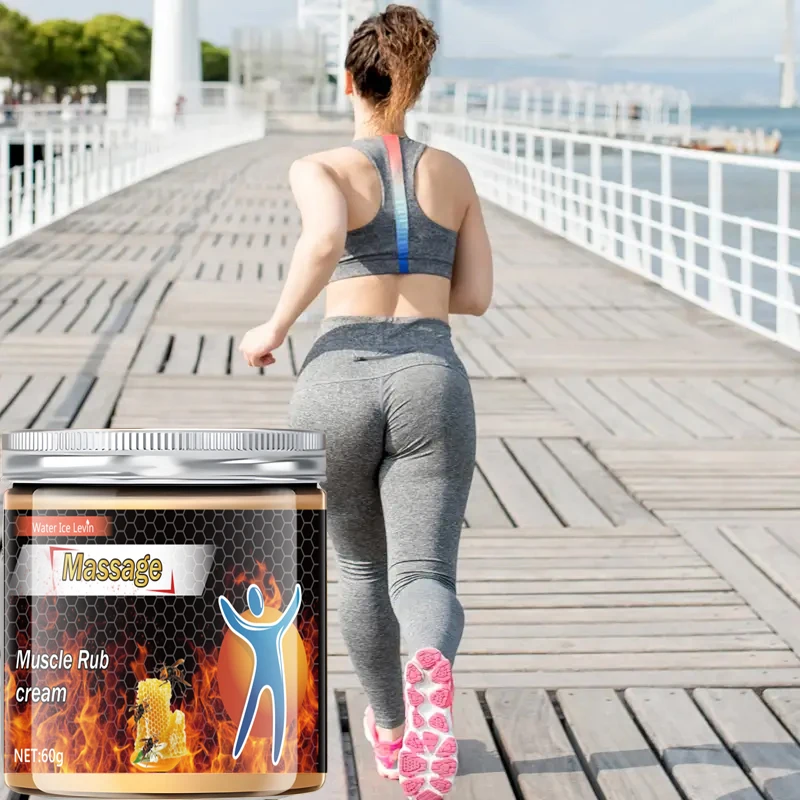 كريم تدليك العضلات، مناسب للرجال والنساء. إنها مريحة للدفء، مناسبة لجع العضلات، متوافقة مع جميع أنواع البشرة، مصممة للتدليك الصحي. #4