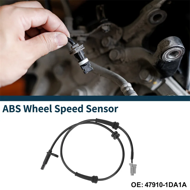 

1Pcs 479101DA1A Front Left Right ABS Wheel Speed Sensor 47910-1DA1A For X-Trail Rogue Koleos