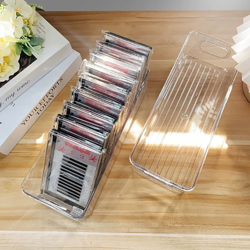 Caja de almacenamiento de pestañas postizas, organizador de herramientas de extensión de pestañas, accesorios de pestañas, caja de almacenamiento de herramientas de maquillaje cosmético, 1Pc