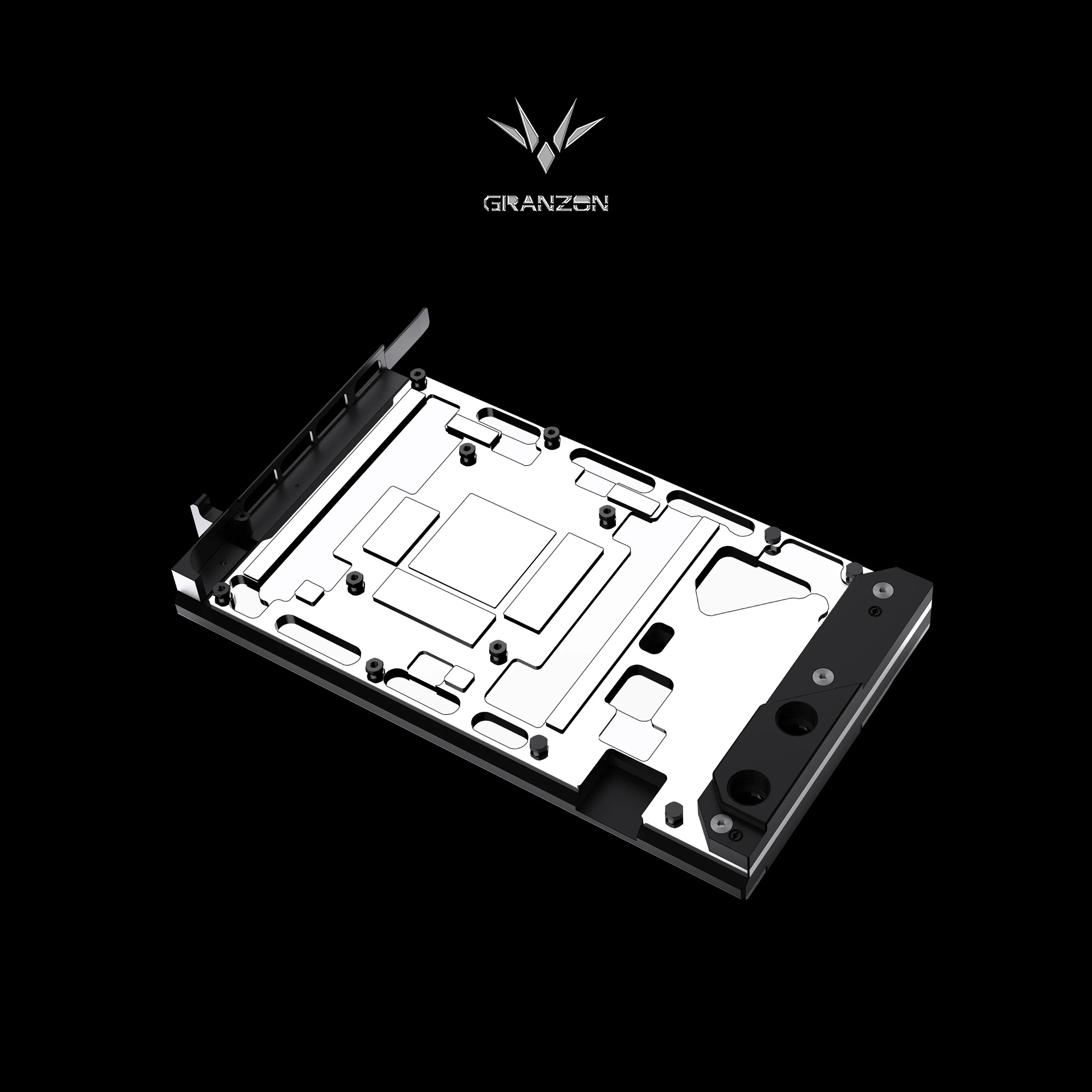 Blok chłodzący GPU Granzon do karty graficznej NVIDIA RTX 4080 Founders Edition, chłodzenie wodne / Mikrokanalik wodny 0,3 mm / GBN-RTX4080FE