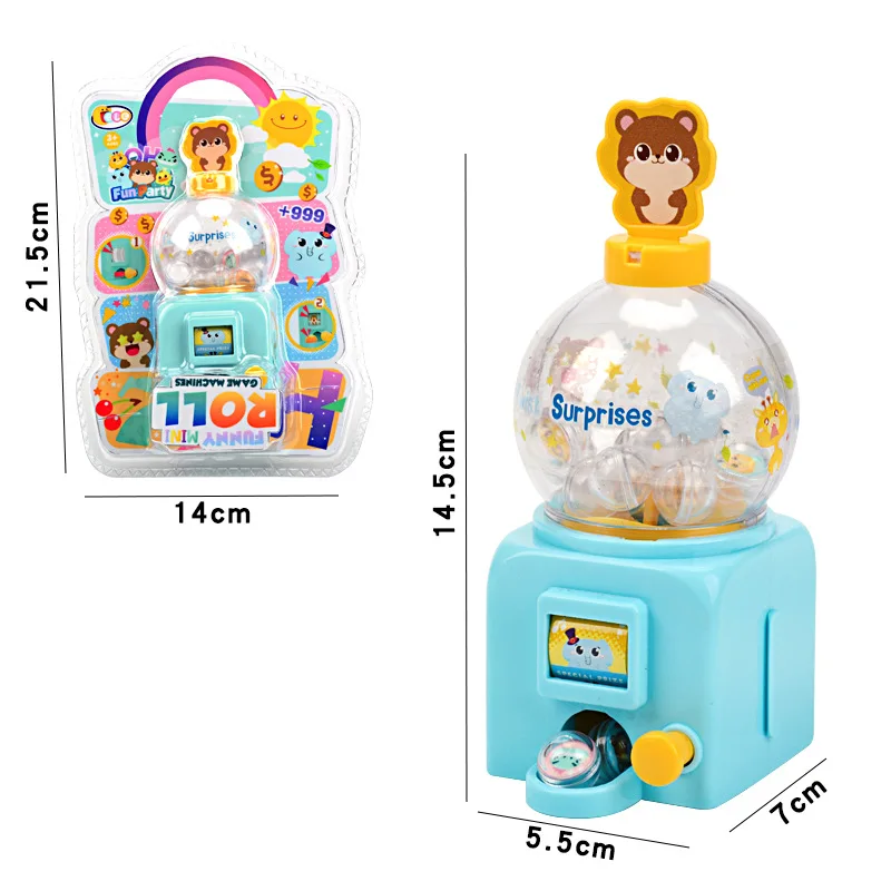 Mini Lotterie Maschine Spiel Spielzeug Manuelle Schütteln Ei Twister kinder Puzzle Spielzeug Simulierte Schütteln Preis Maschine Spielzeug Schaukel Maschine
