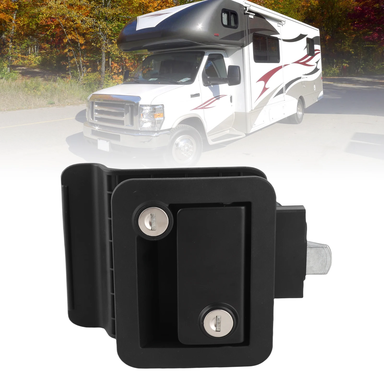 

Автозапчасти, дверной замок для автофургона, дверь прицепа внутри снаружи, двойное открытие, оцинкованный сплав цинка для больших транспортных средств, дверной замок прицепа