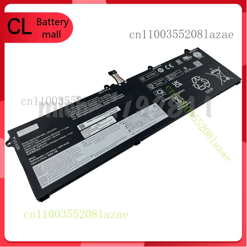 

New Genuine L20L4PD3 Battery for Lenovo ThinkBook 16p G2 G3 ACH L20M4PD3 Series