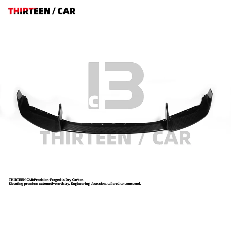 High Quality Dry Carbon Fiber AD Style Front Bumper Lip for BMW 2 Series G87 M2 2023-up Carbon Fiber Front Lip
